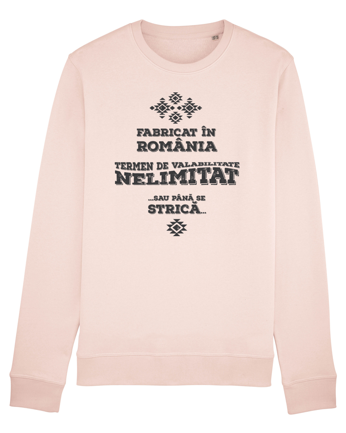 Bluză mânecă lungă Unisex Rise Candy Pink