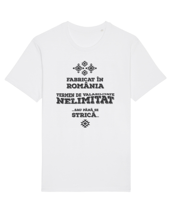 fabricat in Romania White