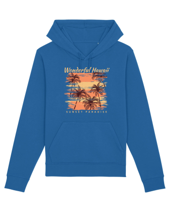 Wonderful Hawaii Sunset Paradise Royal Blue