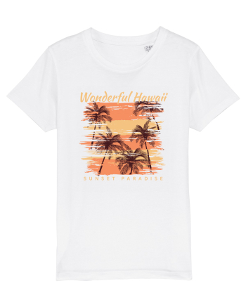 Wonderful Hawaii Sunset Paradise White