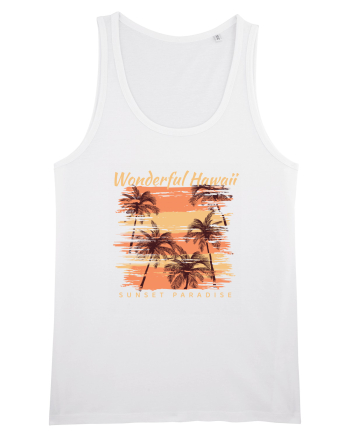 Wonderful Hawaii Sunset Paradise White