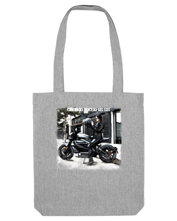 always ready to go with a bike Heather Grey