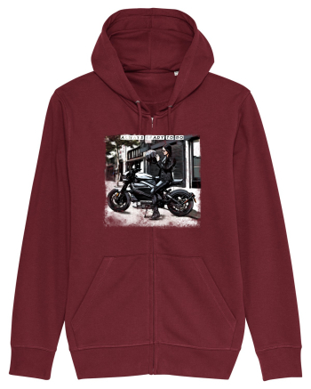 always ready to go with a bike Burgundy