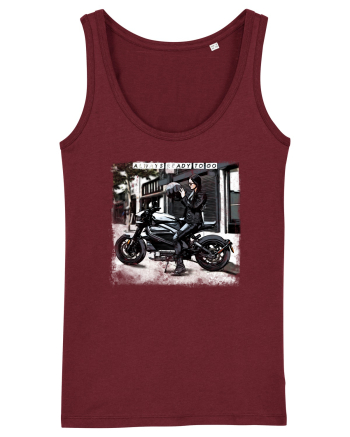 always ready to go with a bike Burgundy