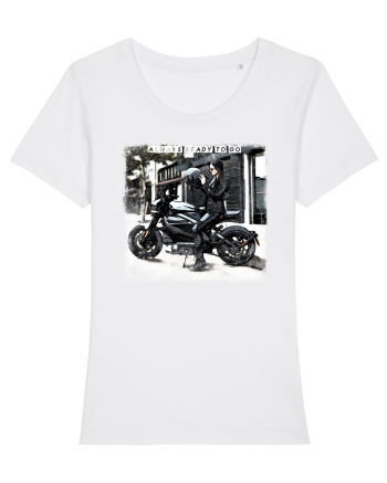 always ready to go with a bike White