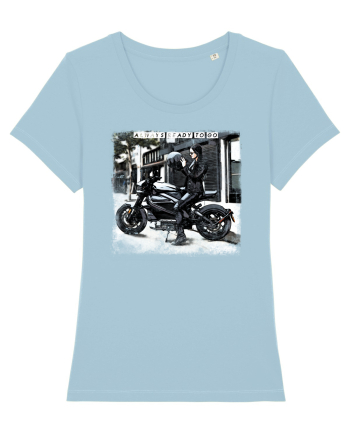 always ready to go with a bike Sky Blue