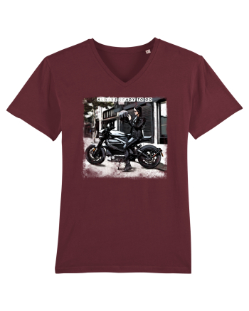 always ready to go with a bike Burgundy