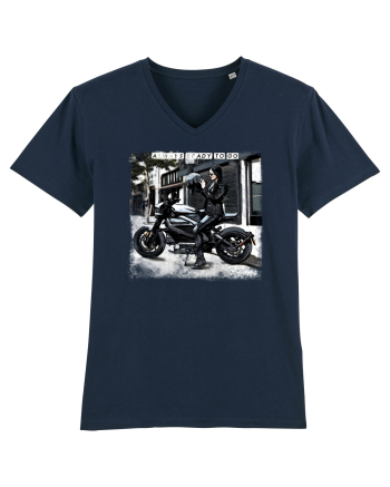 always ready to go with a bike French Navy