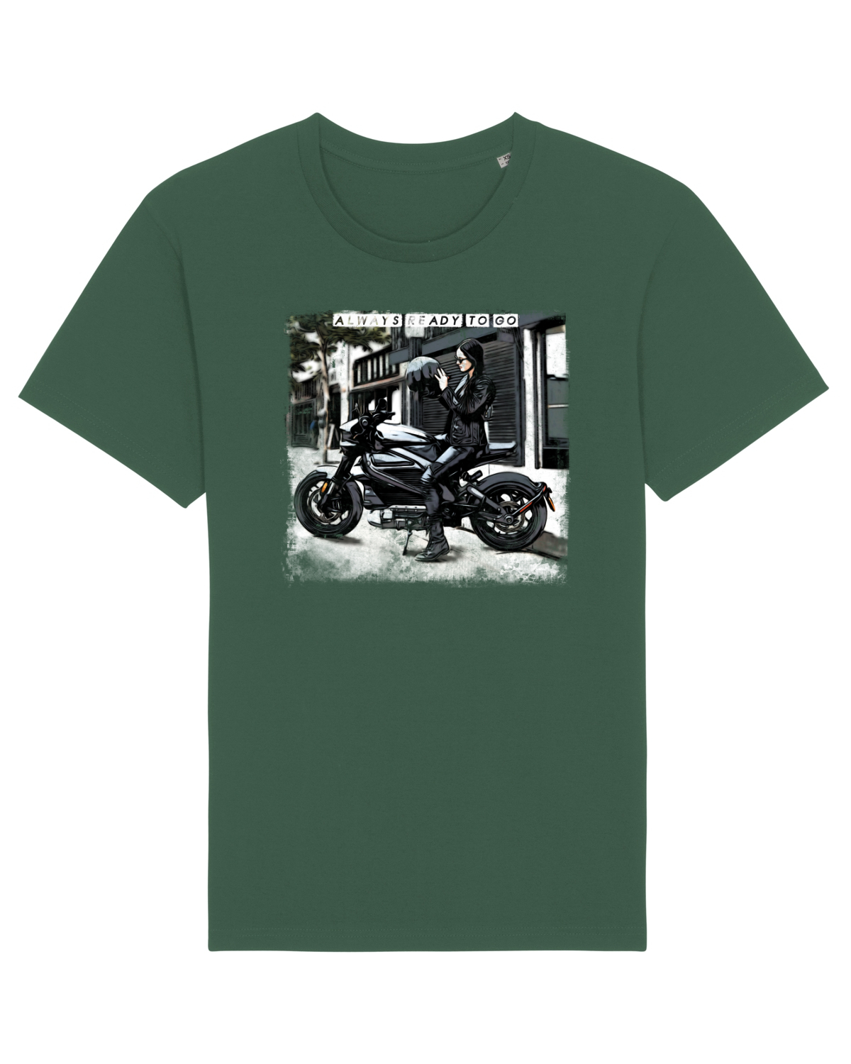 Tricou mânecă scurtă Unisex Rocker Bottle Green