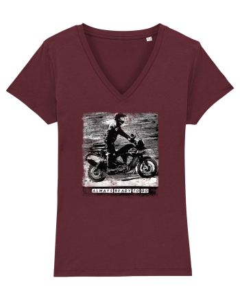 ride with harley Burgundy