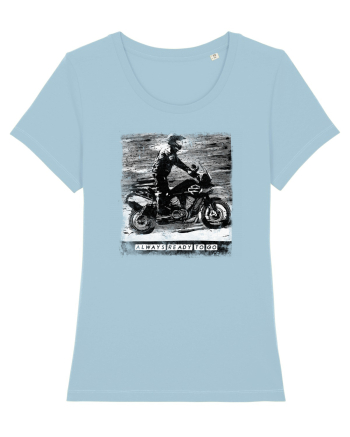 ride with harley Sky Blue