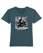 plimbare cu motoru Tricou mânecă scurtă guler V Bărbat Presenter