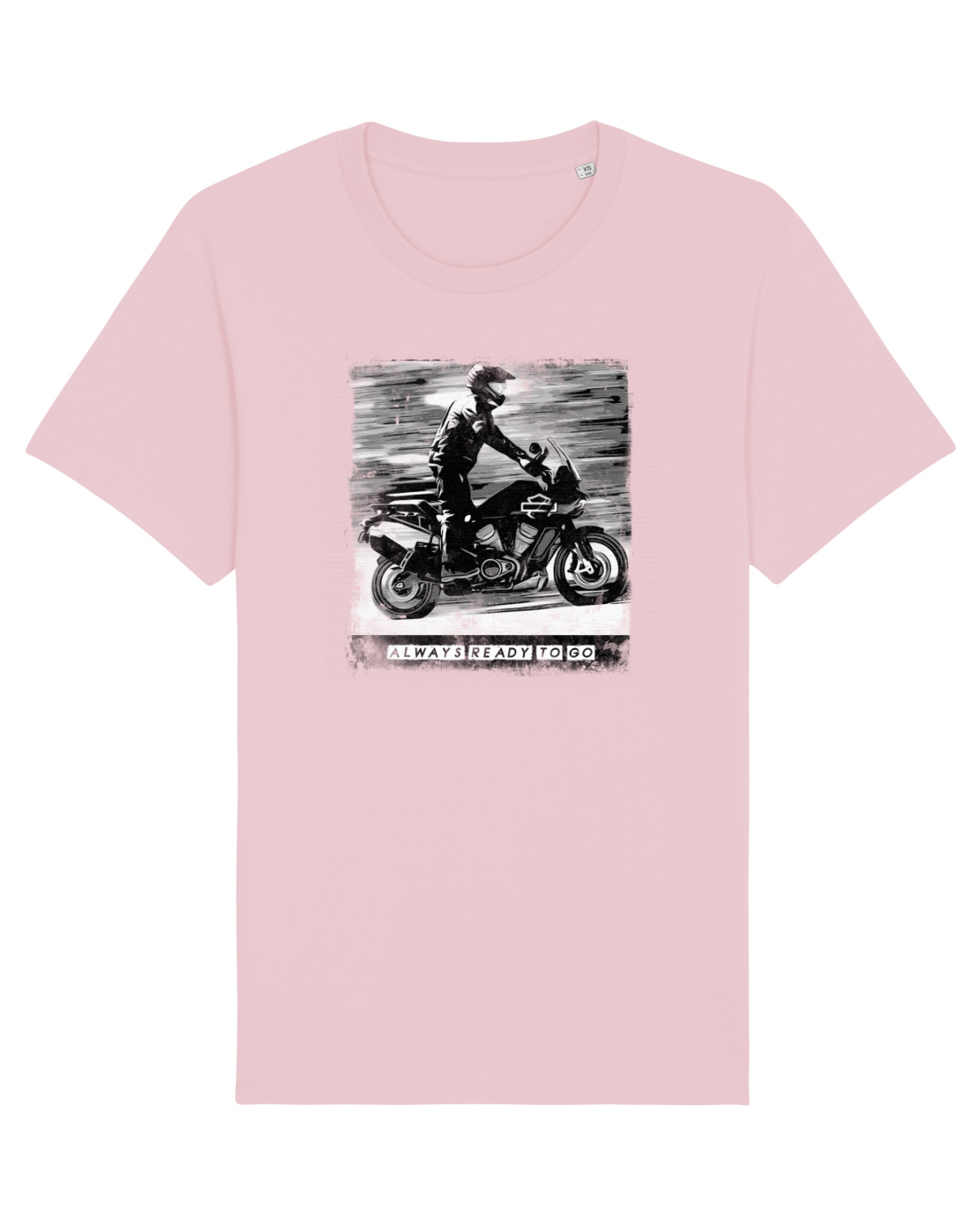 Tricou mânecă scurtă Unisex Rocker Cotton Pink