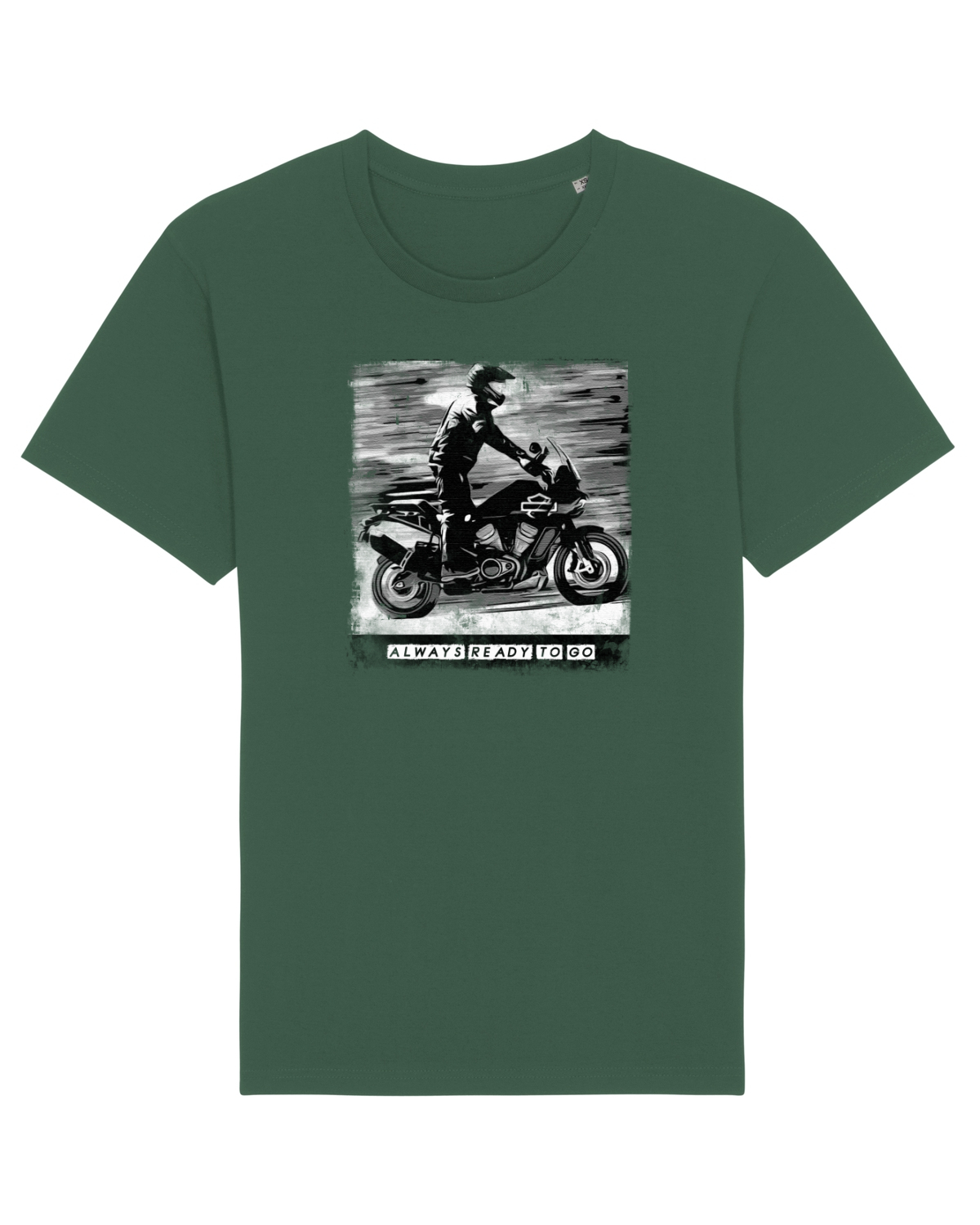 Tricou mânecă scurtă Unisex Rocker Bottle Green