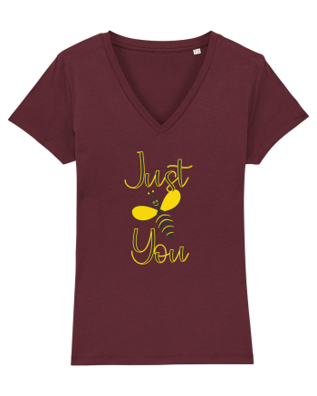 Just Bee You Burgundy