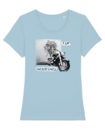 ride to hell Tricou mânecă scurtă guler larg fitted Damă Expresser