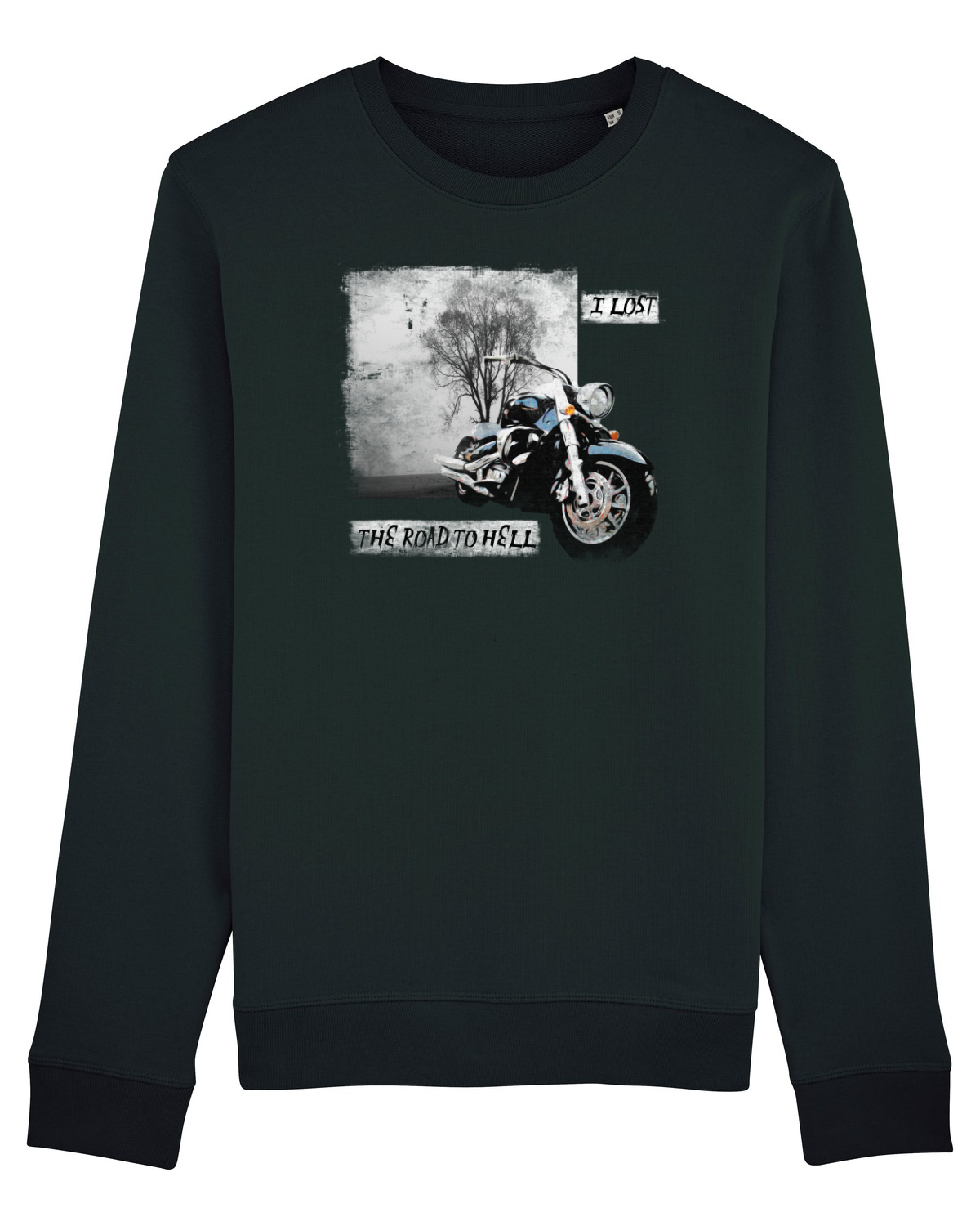 Bluză mânecă lungă Unisex Rise Black