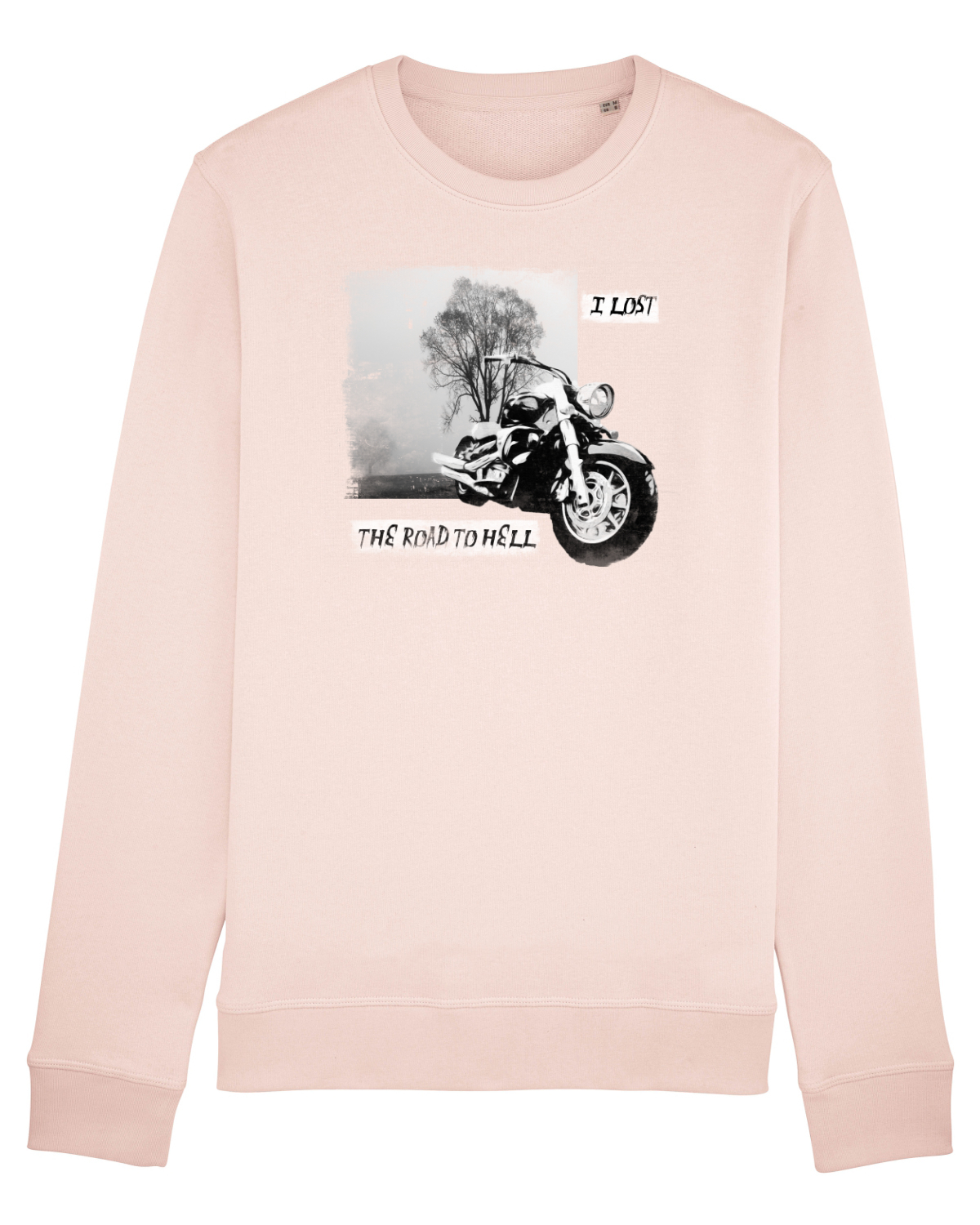 Bluză mânecă lungă Unisex Rise Candy Pink