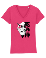 Samurai Oni Tricou mânecă scurtă guler V Damă Evoker