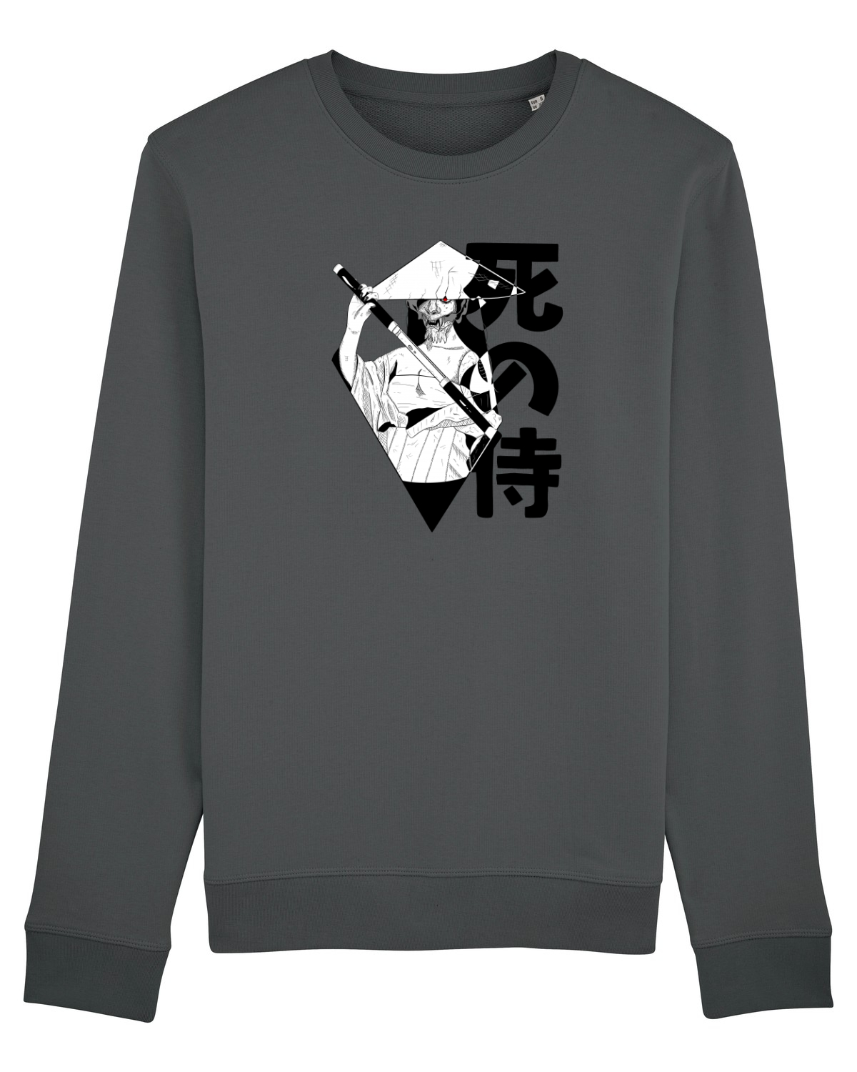Bluză mânecă lungă Unisex Rise Anthracite