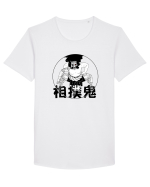 Sumo Oni Tricou mânecă scurtă guler larg Bărbat Skater