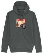 LOST IN PARADIsE Hanorac cu fermoar Unisex Connector