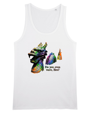 Swimming Dragon White
