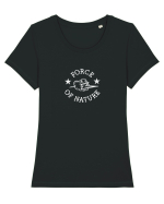 Force of nature Tricou mânecă scurtă guler larg fitted Damă Expresser
