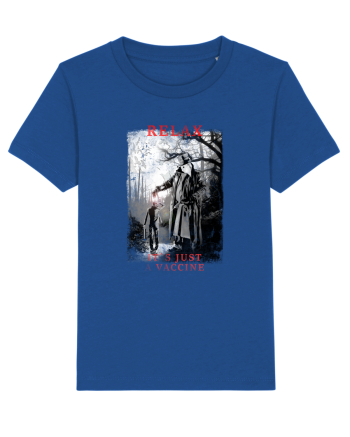 relax it`s just a vaccine Majorelle Blue