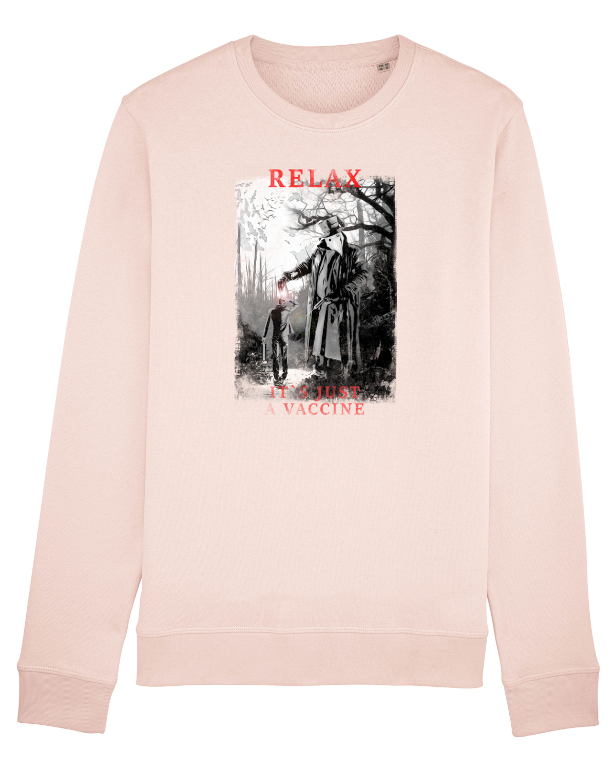 Bluză mânecă lungă Unisex Rise Candy Pink