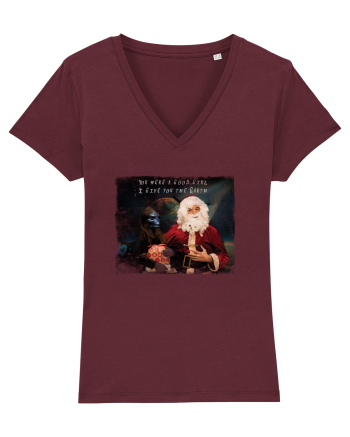 santa claus wishes Burgundy