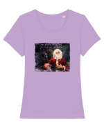 santa claus wishes Tricou mânecă scurtă guler larg fitted Damă Expresser