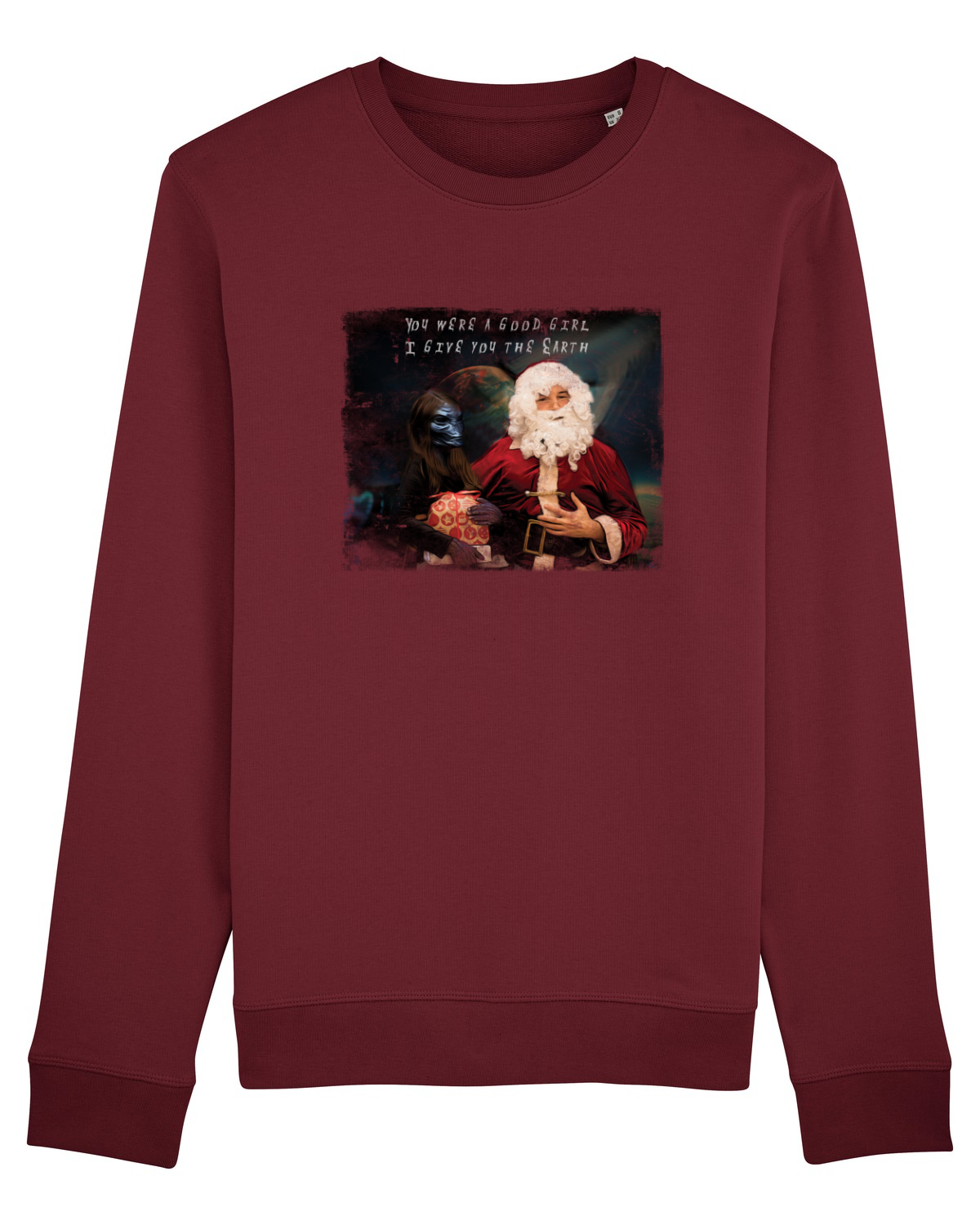 Bluză mânecă lungă Unisex Rise Burgundy