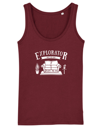 Explorator Interior  Burgundy