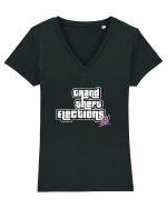 election Tricou mânecă scurtă guler V Damă Evoker