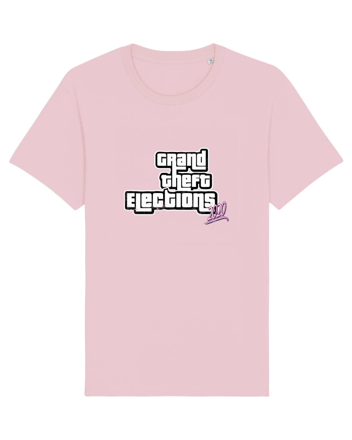 Tricou mânecă scurtă Unisex Rocker Cotton Pink