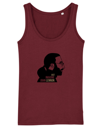 Imagine, John Lennon Burgundy