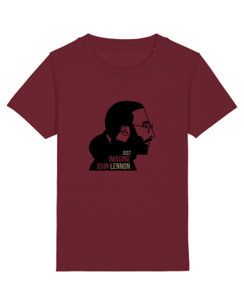 Imagine, John Lennon Burgundy