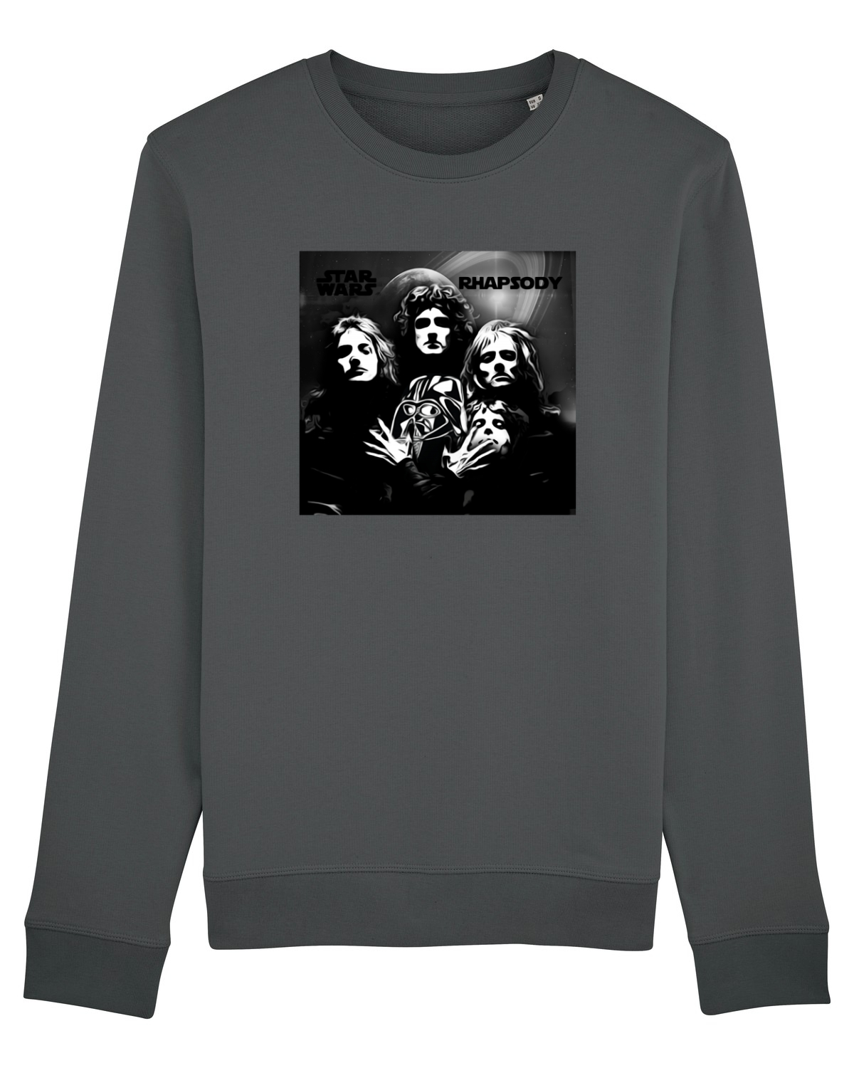 Bluză mânecă lungă Unisex Rise Anthracite