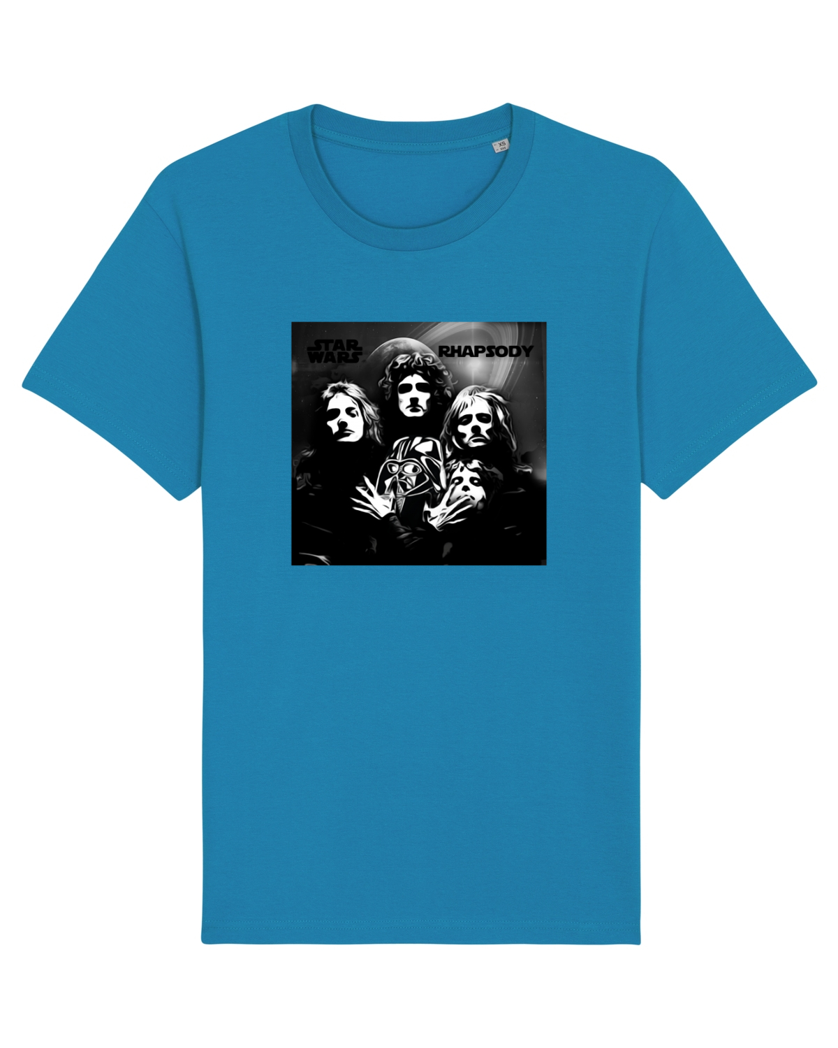 Tricou mânecă scurtă Unisex Rocker Azur