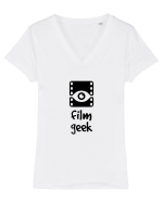 Film Geek Tricou mânecă scurtă guler V Damă Evoker
