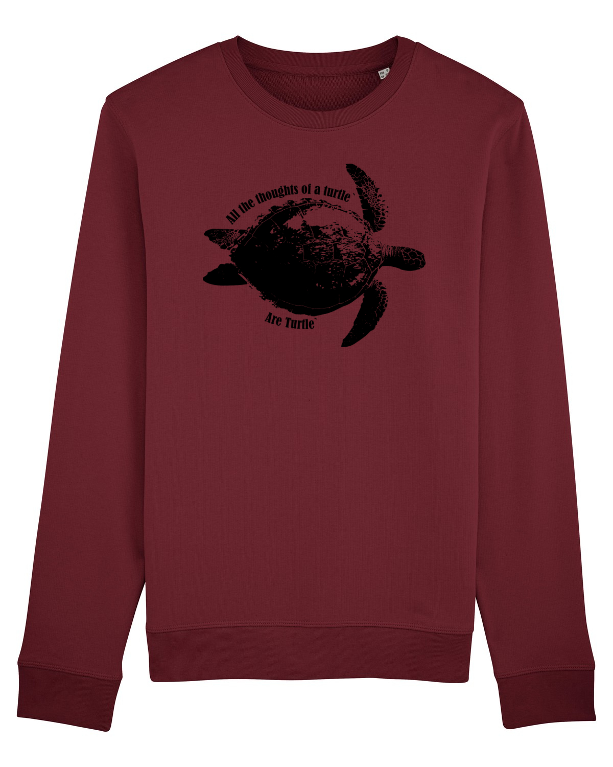 Bluză mânecă lungă Unisex Rise Burgundy