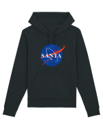 NASA Logo with SANTA claus sleigh and rockets Hanorac Unisex Drummer
