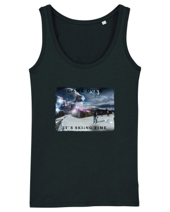 skiing time T-Shirt Black