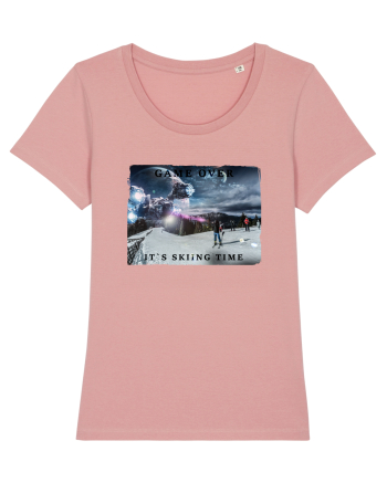 skiing time T-Shirt Canyon Pink