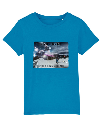 skiing time T-Shirt Azur