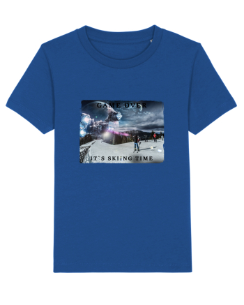 skiing time T-Shirt Majorelle Blue