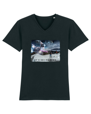 skiing time T-Shirt Black