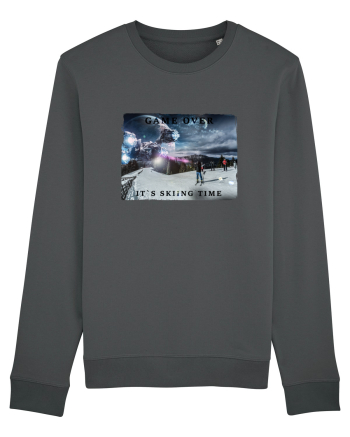 skiing time T-Shirt Anthracite
