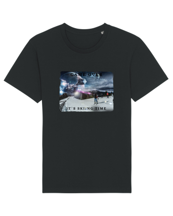 skiing time T-Shirt Black